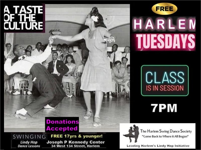 FREE Tuesdays! Swinging Lindy Hop Lesson