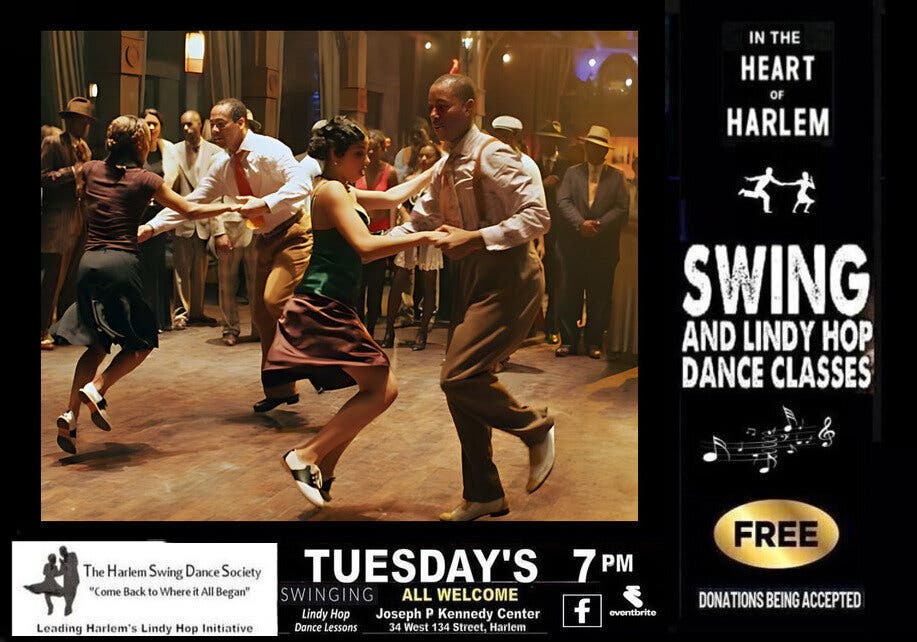 TUESDAYS in Harlem: FREE Swinging Lindy Hop Class!