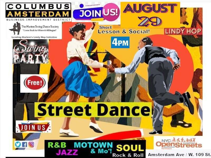Dancing in the Street! FREE Dance lesson & Social Dance Mixer!
