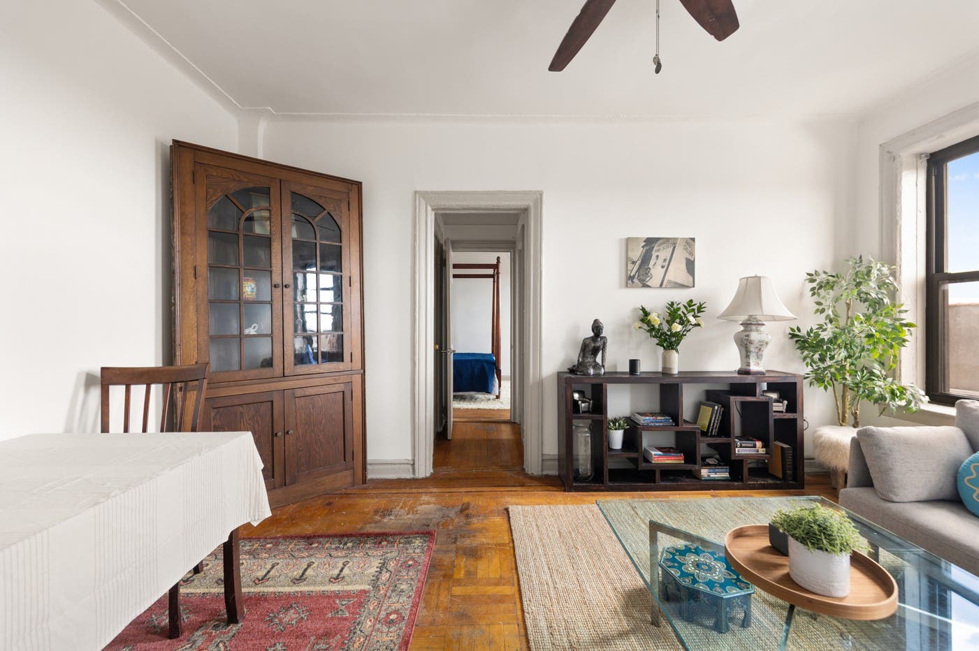 Charming, sunlit one-bedroom co-op in Weeksville. A true canvas of an apartment.