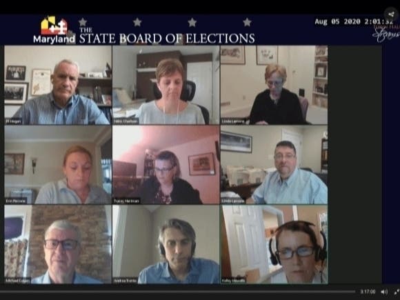 The Maryland Board of Elections was not live-streaming video despite a requirement to do so until a state delegate filed a complaint.