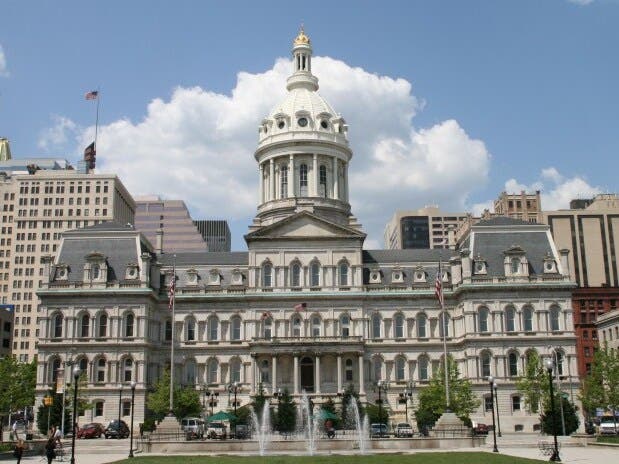 Baltimore City Hall.