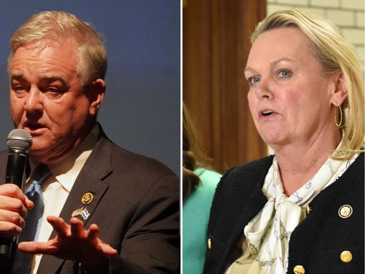 Former Rep. David Trone (D) and incumbent Rep. April McClain Delaney (D-6th) have shifted into more combative campaign messaging in their race for the 6th District nomination as the June 23 primary draws near. 