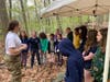 Cadet instructing scouts at the TAC Challenge station