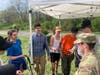 Knots station where Troop 154 set the day's record