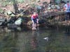 Fishing for a lost boot