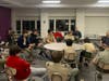 Scouts listening to Dunlin's adventures and experiences