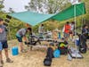 Troop 154 scouts cooking