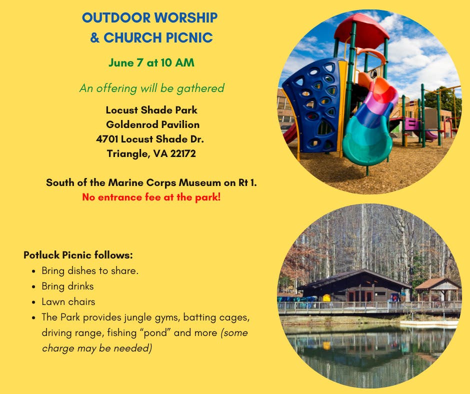 Outdoor Worship & Church Picnic