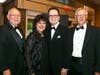   (L to R) Paul and Nonny Stahlin are welcomed by Artistic Director David Saint and James N. Heston.