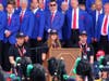 Student speakers Matthew Steil, Laura Evans and Thomas Longuillo. 