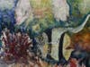 Donna Johnston’s unfinished artwork