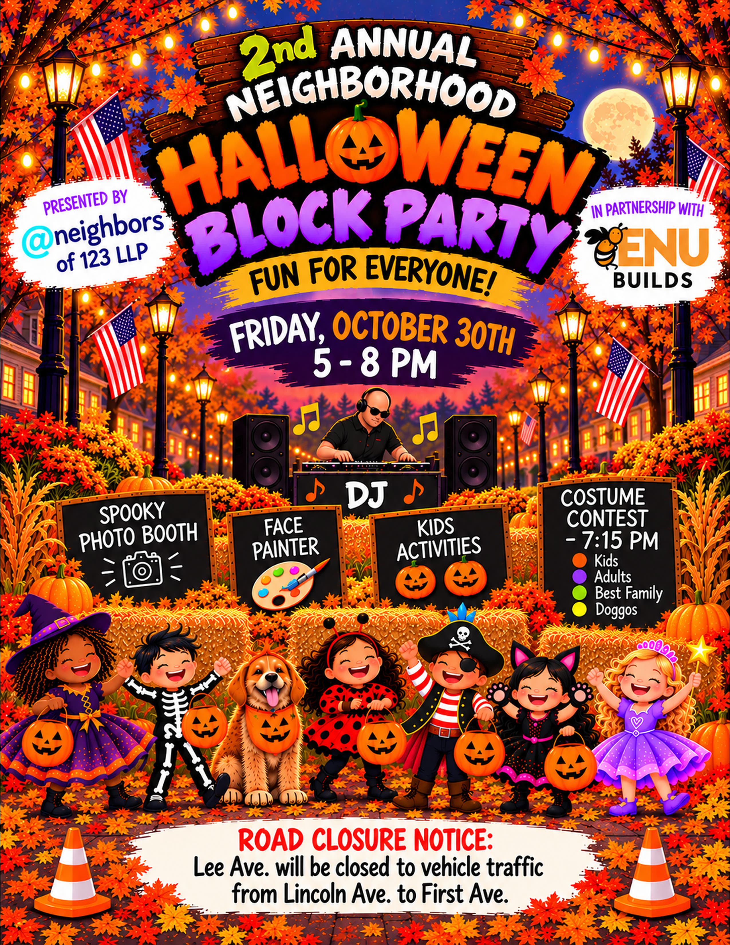The 2nd Annual Neighborhood Halloween Block Party