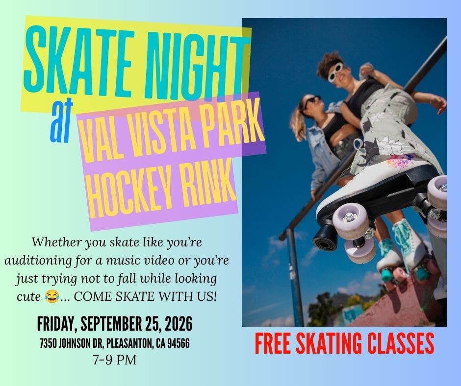 You are invited to a Skate Social Night!