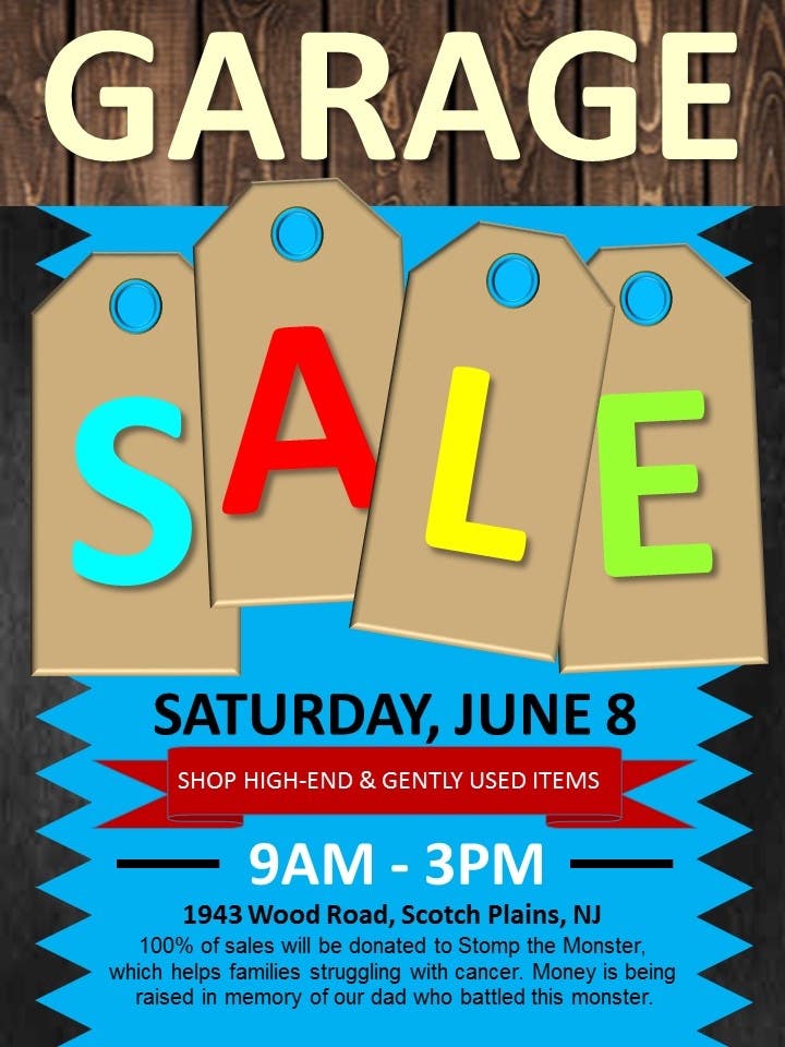 Jun 8 HUGE Garage Sale Scotch Plains, NJ Patch