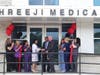 Brick Mayor John Ducey cuts the ribbon at a new healthcare office on Route 88. 