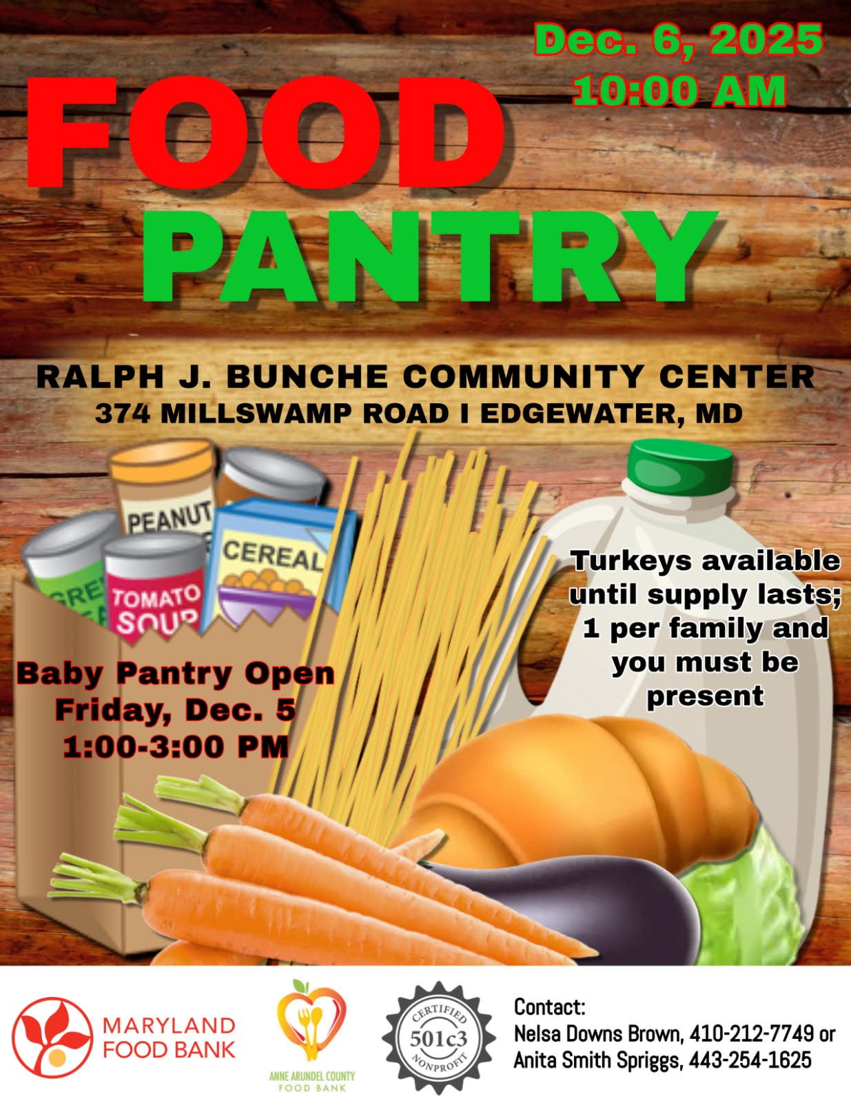 Christmas Food Pantry