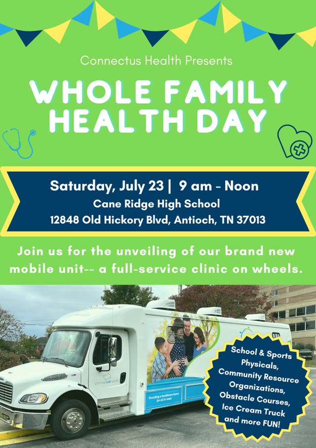 Jul 23 Whole Family Health Day Antioch TN Patch