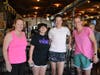 Great Pink Run Patron/Irish Olympian Sonia O'Sullivan, third from left, met with Running Excels members June 27, 2019.