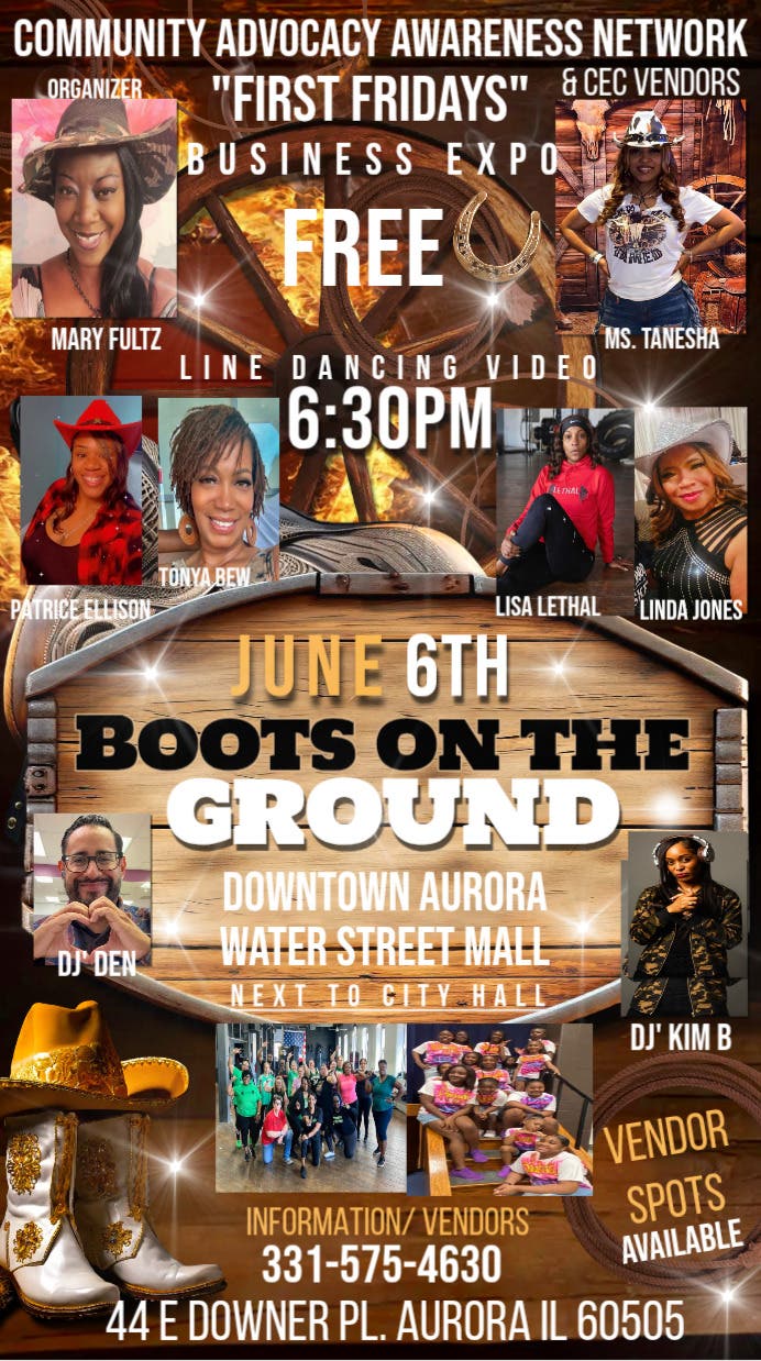 First Fridays Boots on the Ground Event