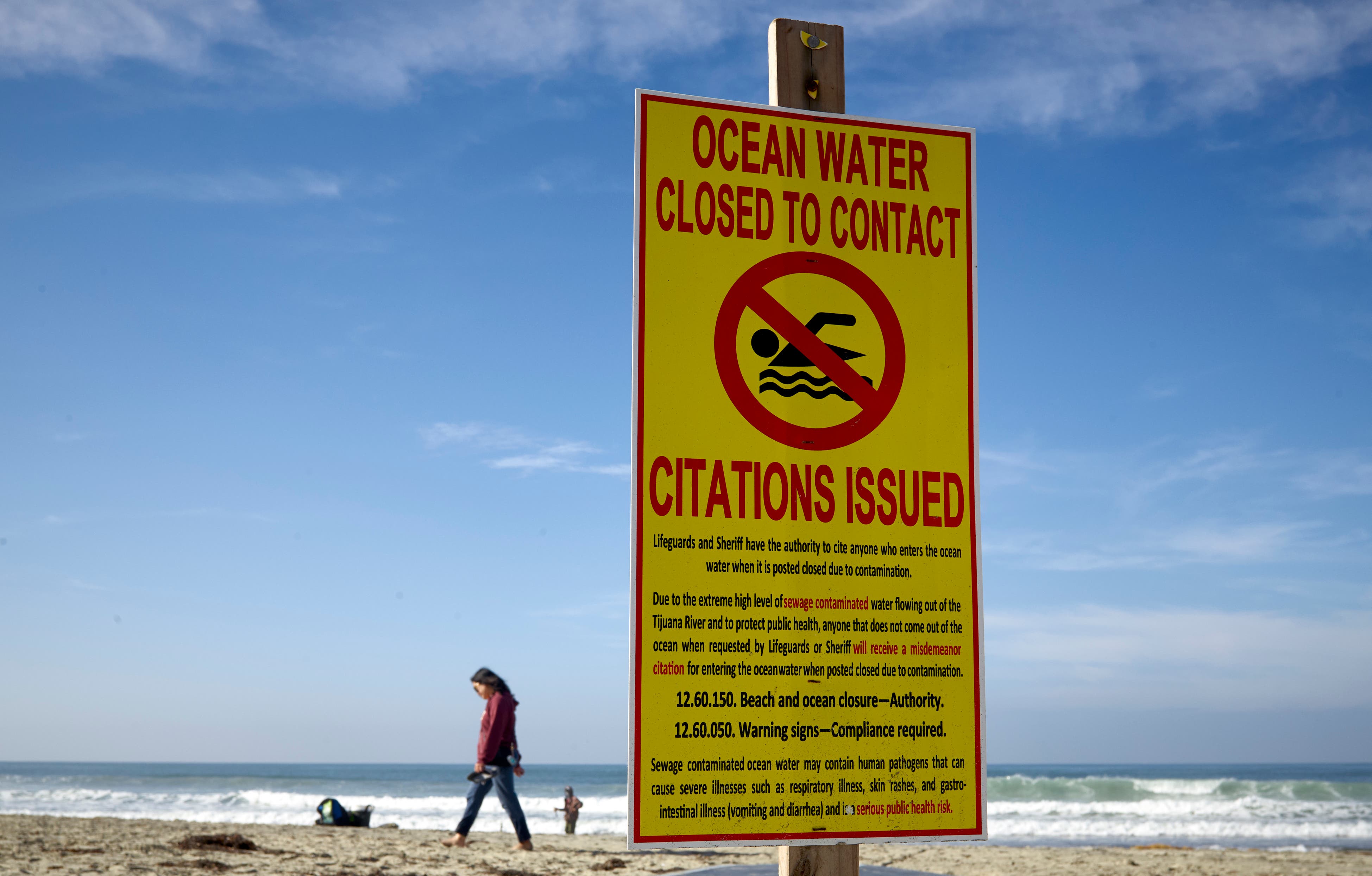 Imperial Beach closed for Contamination