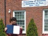 Ben with his proclamation.