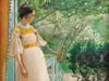Laurits Andersen Ring (Danish, 1854-1933), At the French Windows: The Artist’s Wife, 1897. Oil on canvas, 75.2 x 56.7 in. KMS 3716.