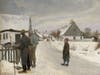 Laurits Andersen Ring (Danish, 1854-1933), The Painter in the Village, 1897. Oil on canvas, 50 x 63.4 in. DEP 537.