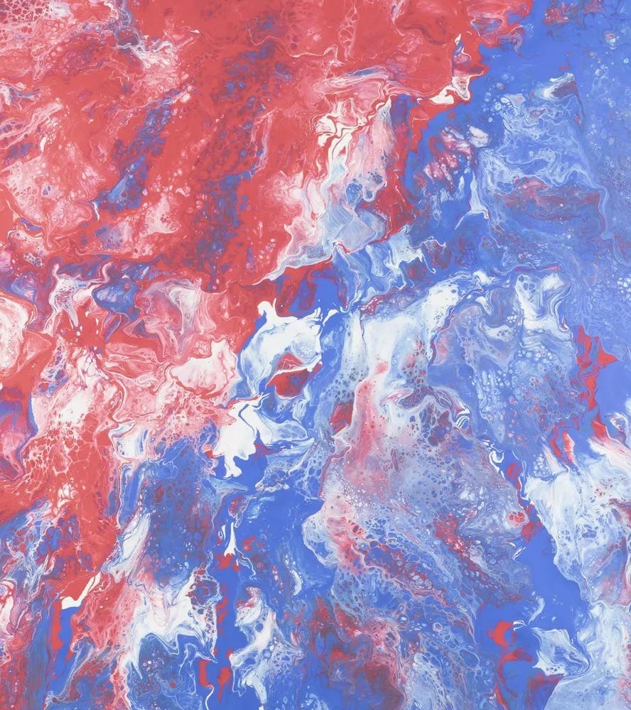 Art Adventures: Red, White, & Blue Adornment