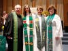 Four Presbyterian pastors serve the congregation.  Left to right - Rev. Bob Hirni, Parish Associate, Rev. Nancy Wiens, Parish Associate, Rev. Kay Collette, Parish Associate and Rev. Cynthia Cochran-Carney, Pastor. 