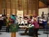 The Chancel Choir sung “150 Years: Faith Marches On” on Sept. 22 in worship.  The piece was composed by church musician John Steiner for the occasion.