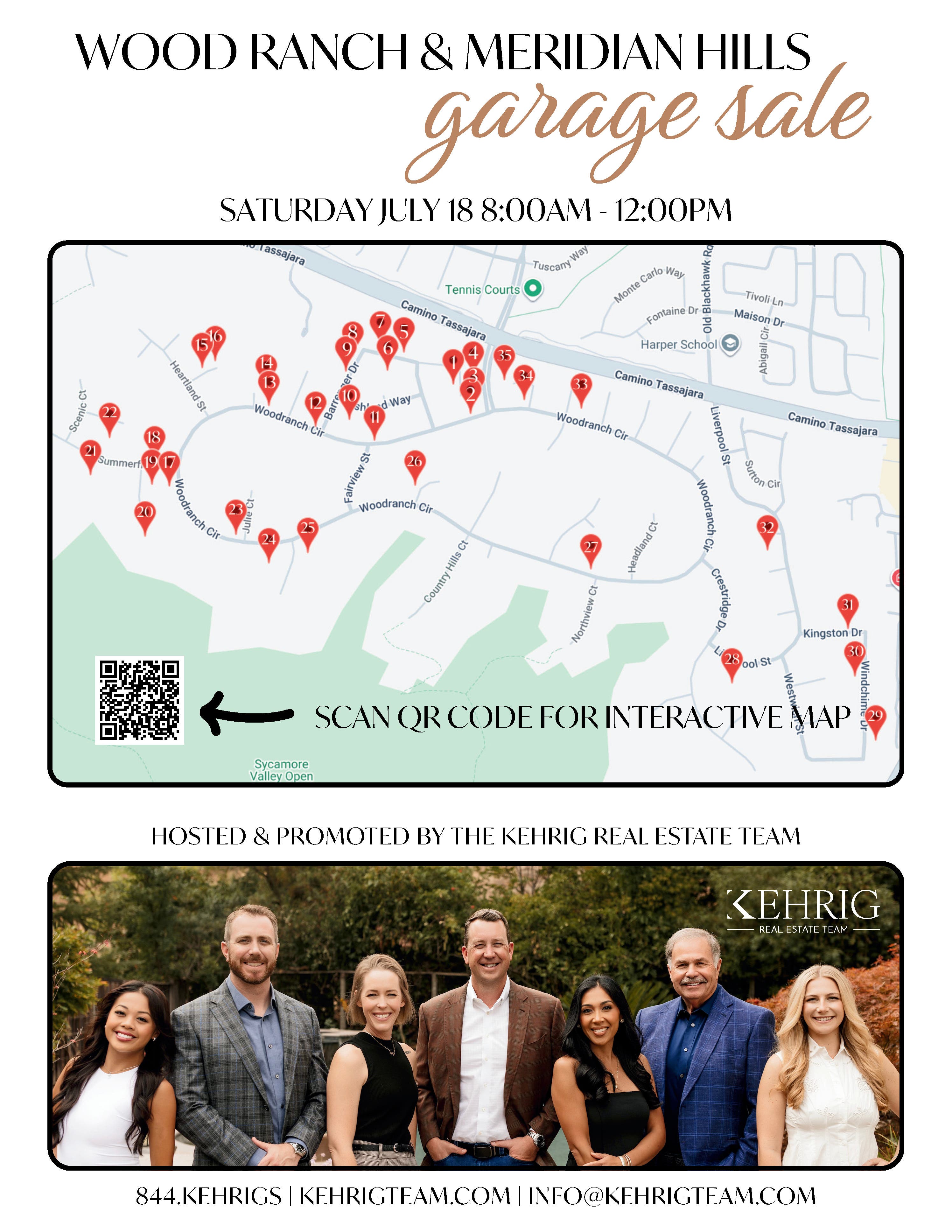 35+ Homes! Multi Neighborhood Garage Sale in Danville! Sat Jul 18, 8AM