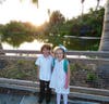 Javier Ulloa and Cristina Winker enjoying the Zoo before their performance