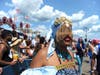 A parade participant in the Mermaid Parade down Boardwalk in Coney Island, Saturday, June 22, 2019.