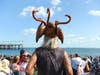 People watching Beach Ceremony followed The Mermaid Parade, Saturday June 22, 2019. 