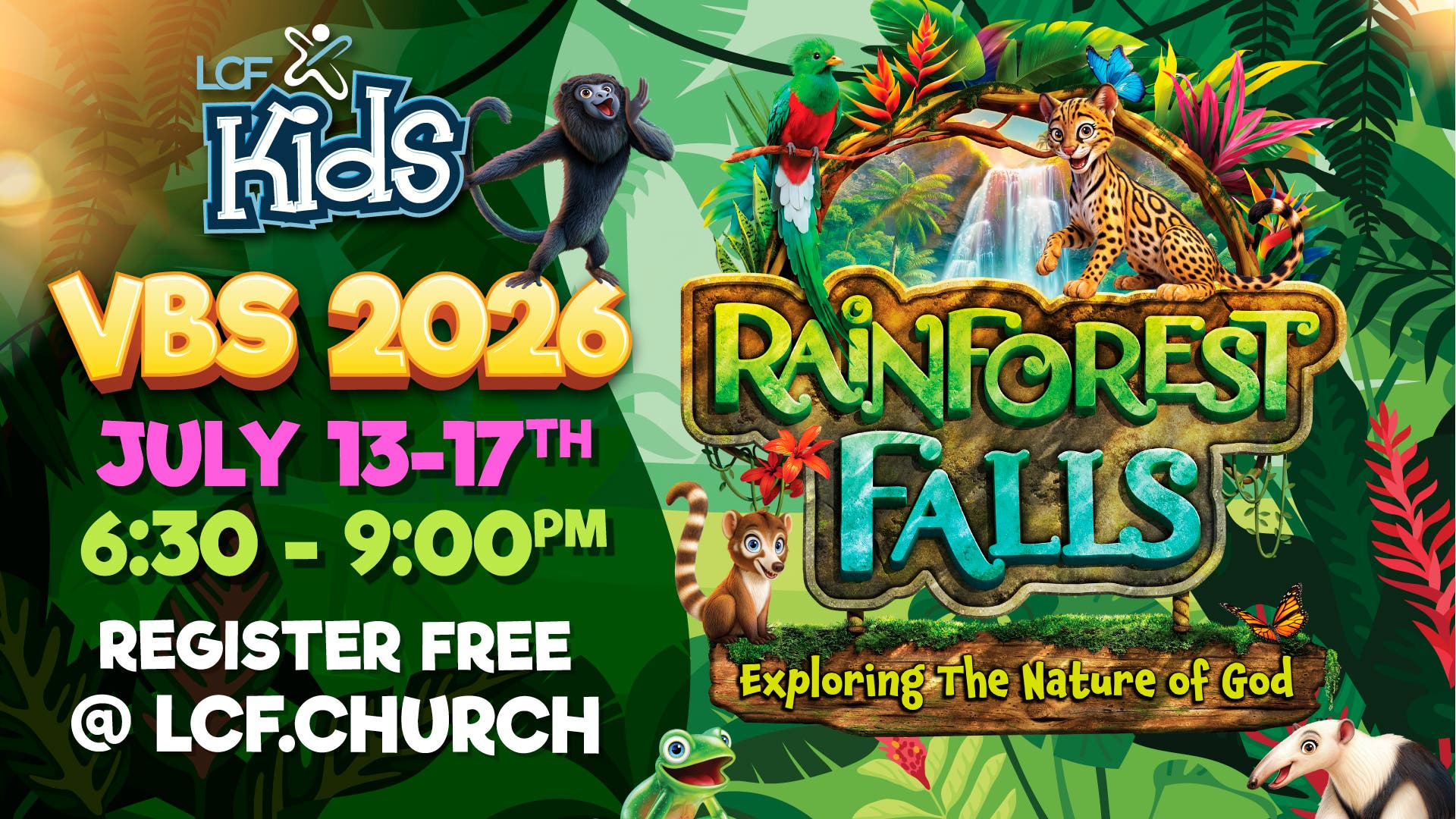 VBS 2026 Rainforest Falls