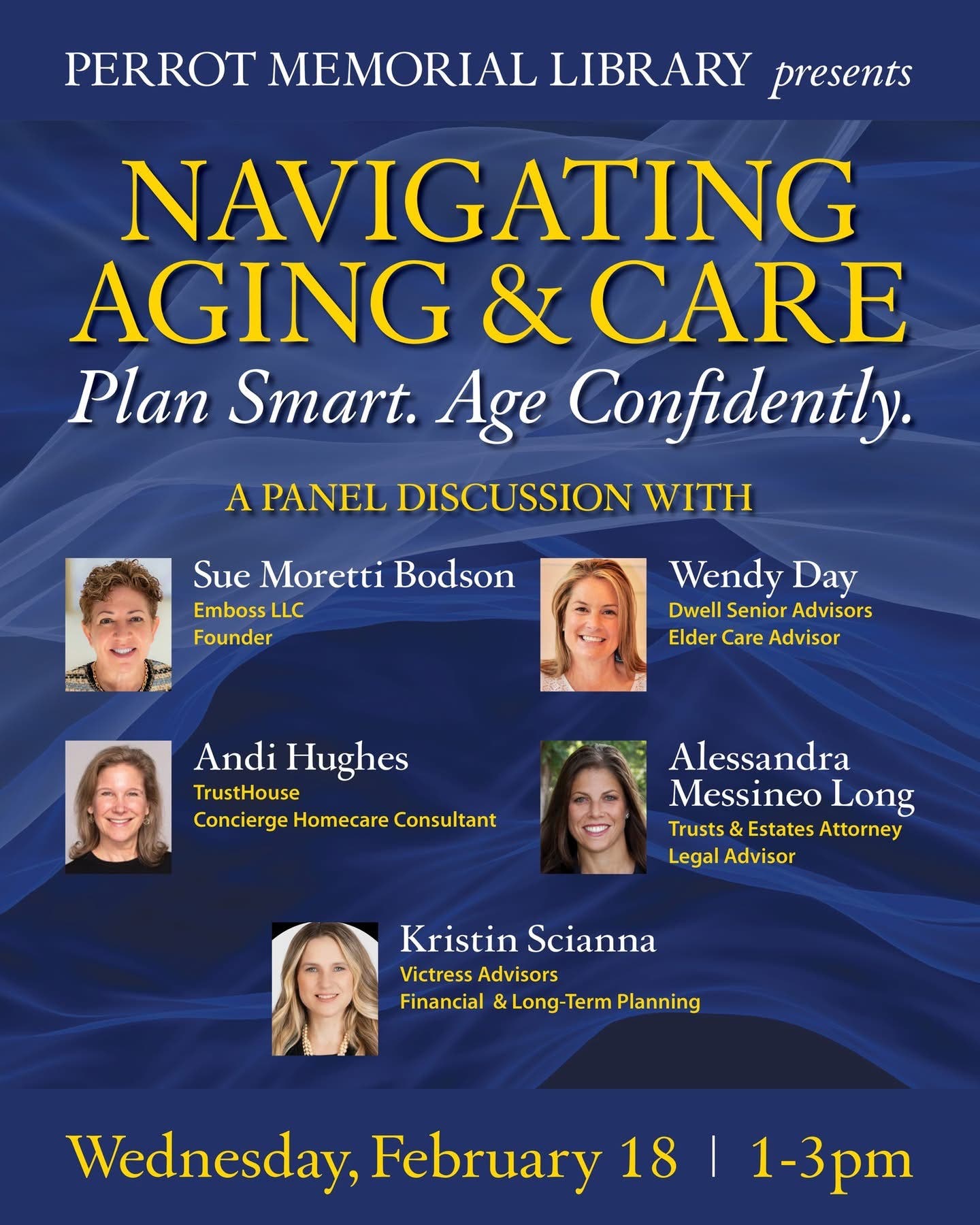 Perrot Memorial Library Hosts “Navigating Aging & Care: Plan Smart. Age Confidently