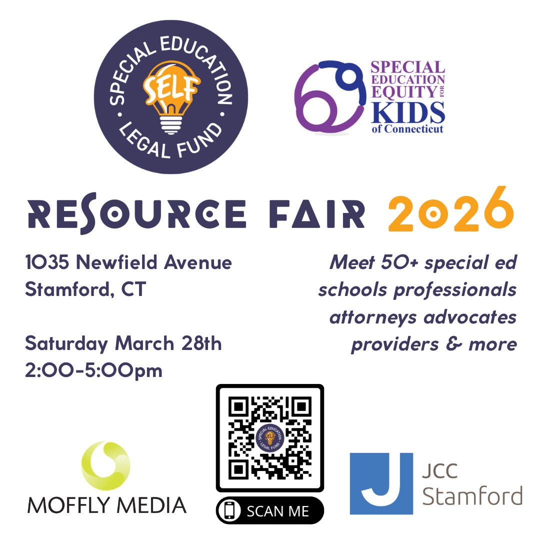 2026 Special Education Legal Fund & SEEK CT Resource Fair