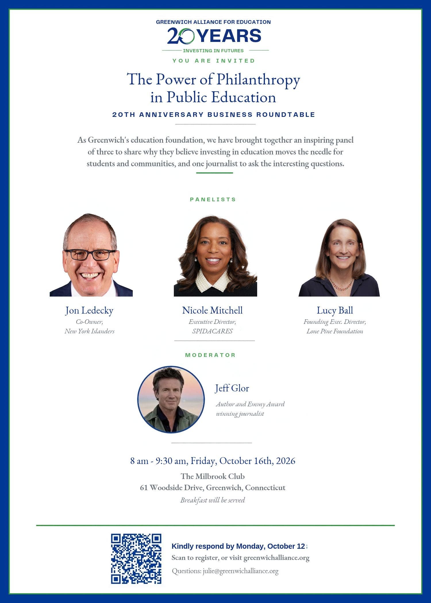  Business Roundtable Breakfast: The Power of Philanthropy in Public Education