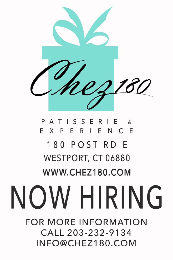 Chez180 is Hiring Front of House Associates & Baristas! Westport, CT