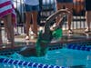 Charis Roundtree broke her own 50 meter backstroke record with a time of 34.85