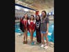 Senior Girls From left to right- Sophie Gyan (Montclair), Ella Kirkland (Glen Ridge), Lauren Espiritu (Bloomfield), and Samantha Iannuzzi (Cedar Grove). 