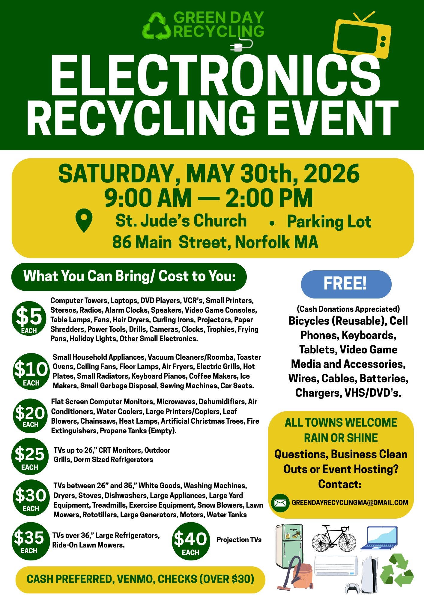 Norfolk Electronics Recycling Event ♻️