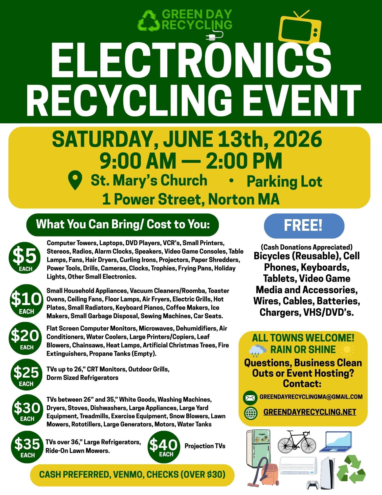 Norton Electronics Recycling Event ♻️