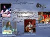 Collage of artists performing