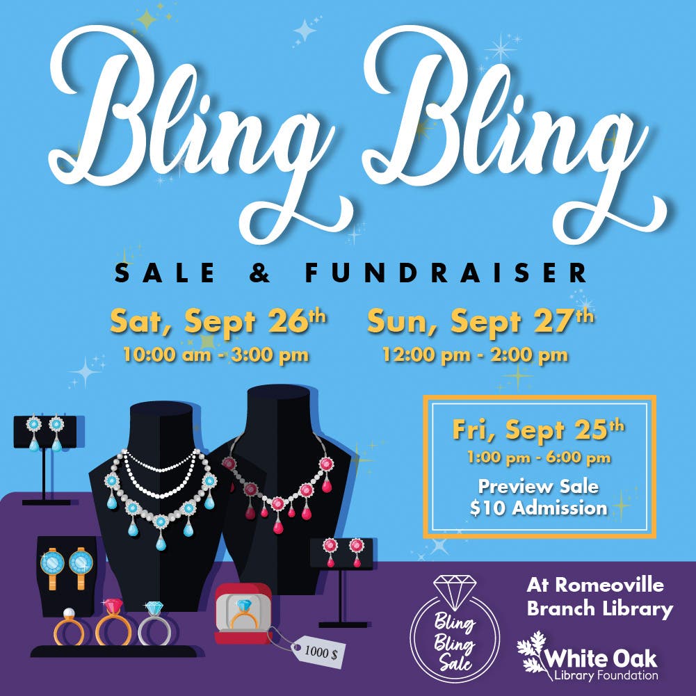Bling Bling Sale & Fundraiser