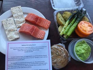 Prairie Grass Cafe Salmon Meal Kit