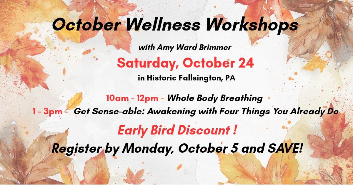 Fall Wellness Workshops