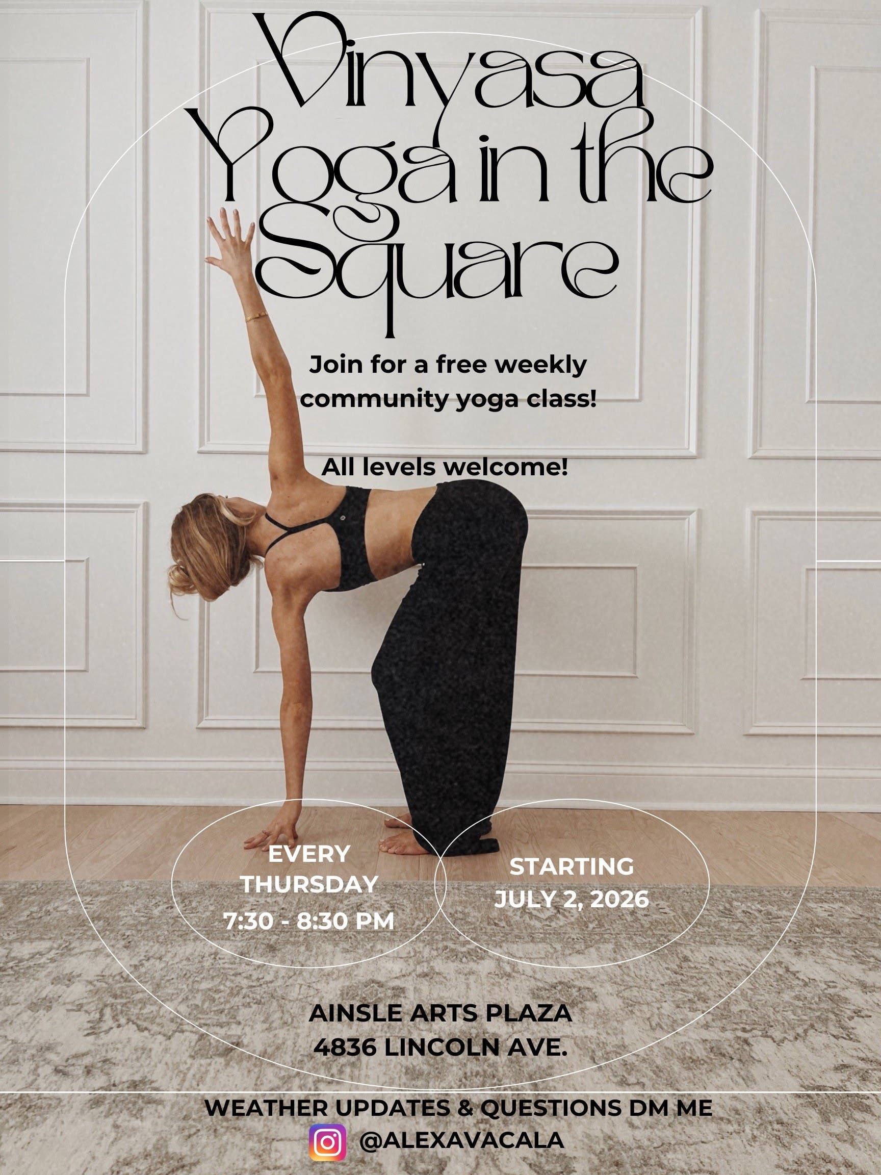 Vinyasa Yoga In The Square