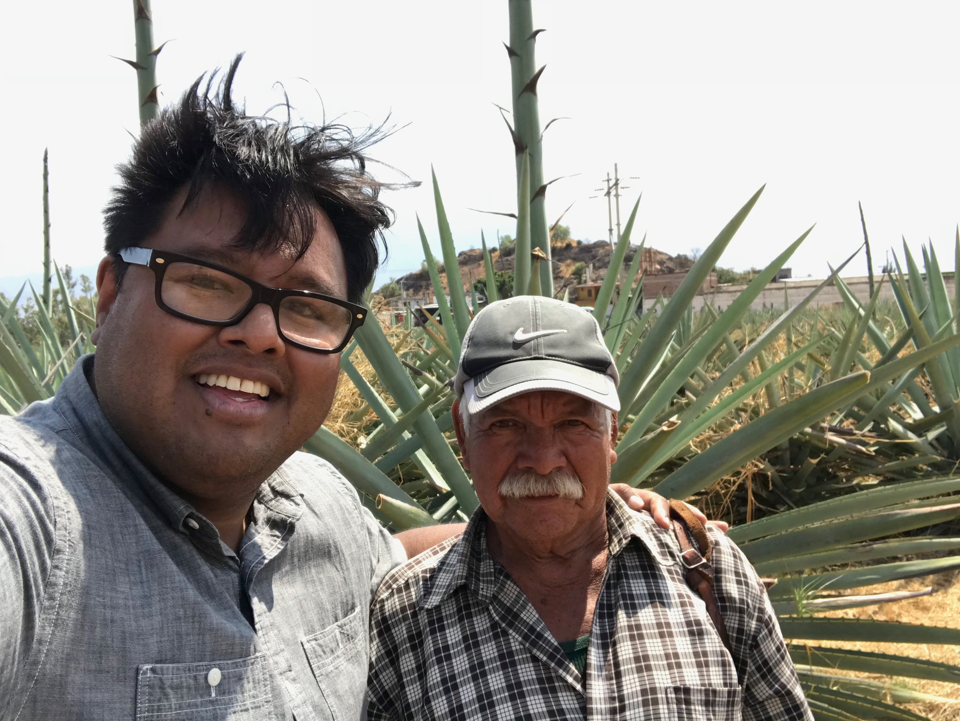 Juan Pena and mezcalero